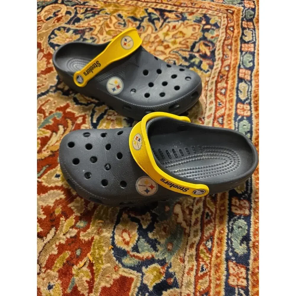 Crocs Pittsburgh Steelers Unisex Size M8-9 W10-11